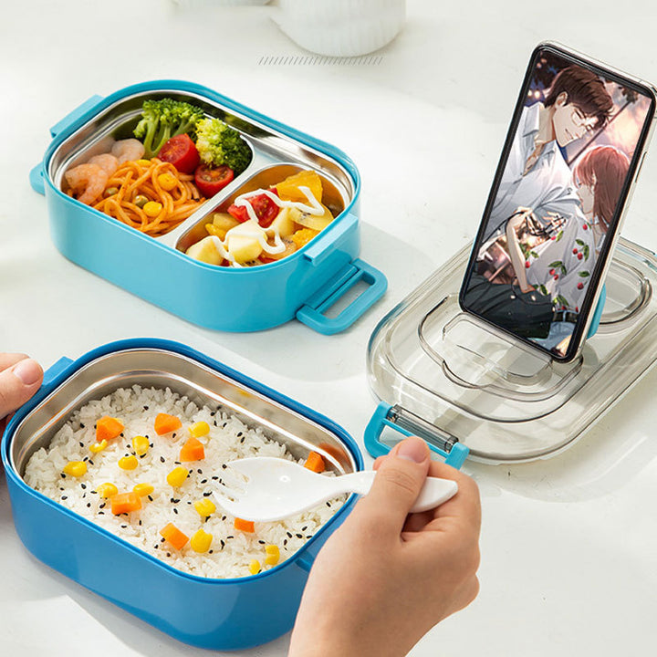 Airtight Food Storage Container with Integrated Lid