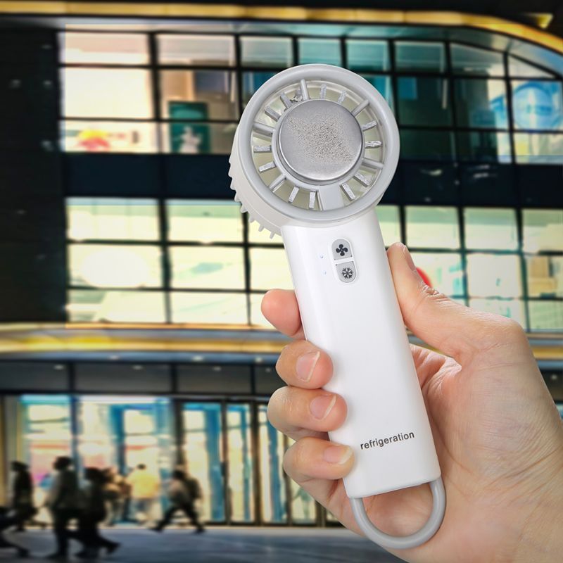 Women Portable Handheld Fan Bowlift