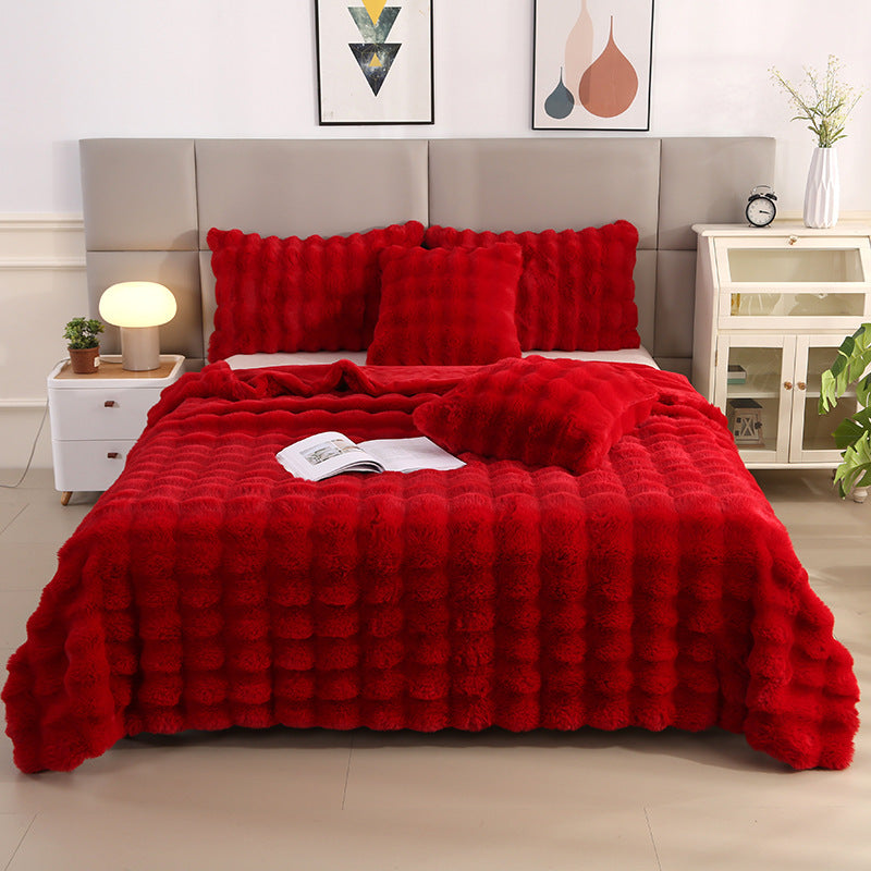 Luxury Fuzzy Faux Fur Blanket