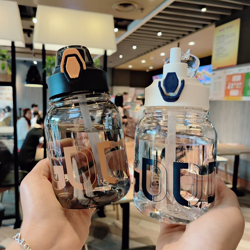 Ladies Ergonomic Water Bottle with Leak-Proof Lid Bowlift