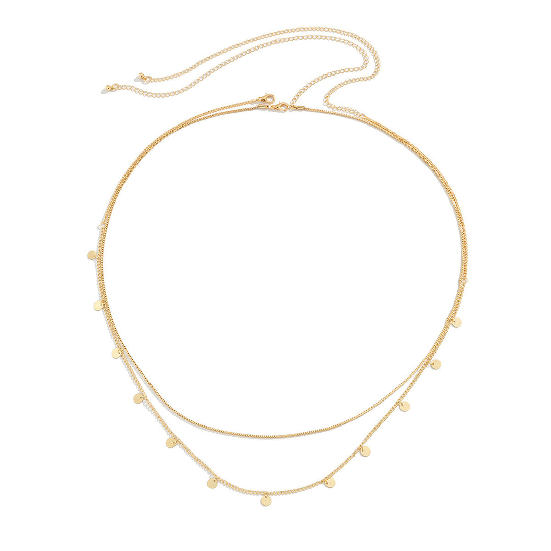 Layered Disc Necklace Bowlift