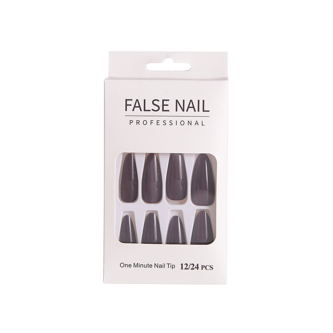 Premium Stiletto Press-On Nail Set with Reflective Finish Bowlift
