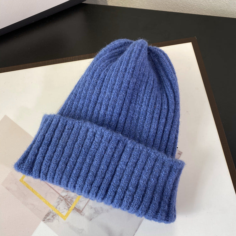 Warm Ribbed Knit Beanie
