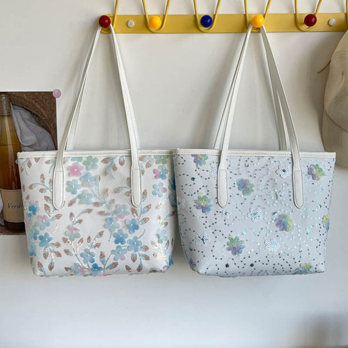 WoFloral Embellished Tote Bag Bowlift
