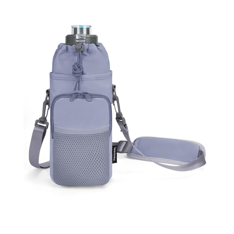 Unisex Water Bottle with Portable Net Bag Bowlift