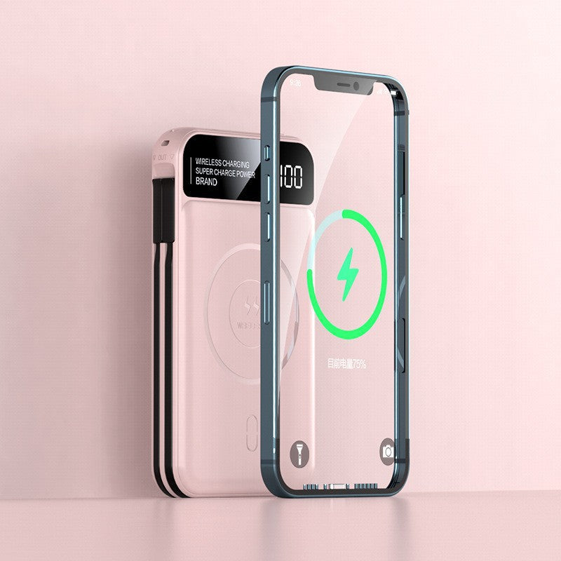 Wireless power bank with innovative fast charging function and digital display Bowlift