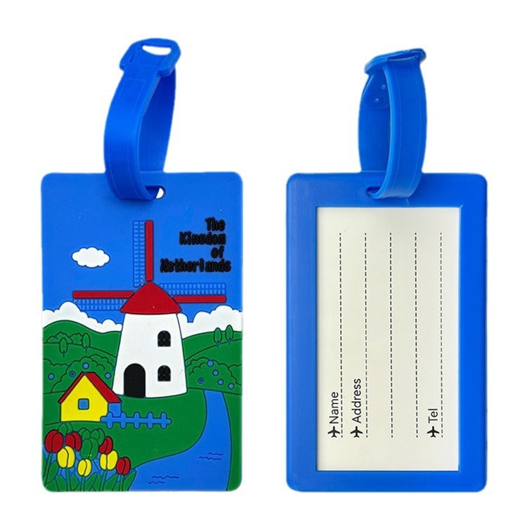 Silicone Travel Luggage Tag Bowlift