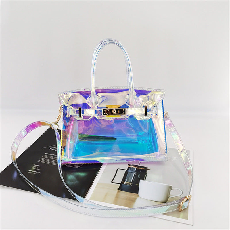 Fashionable Transparent Handbag Bowlift