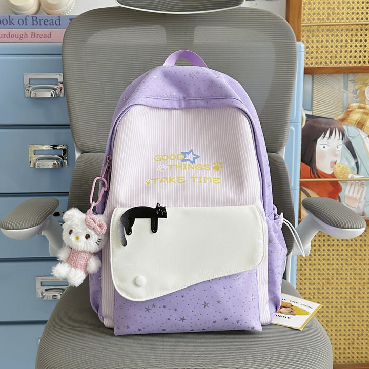 Adorable Cat-Themed School Backpack
