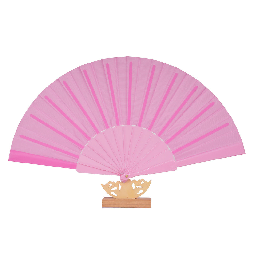 Ladies decorative fan with elegant wooden handle Bowlift