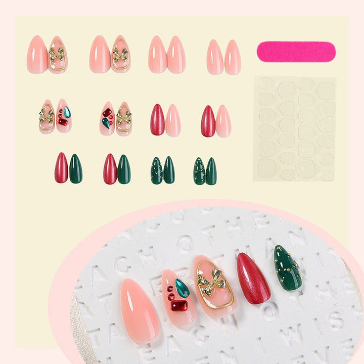 Artificial nail tips with ombre design Bowlift