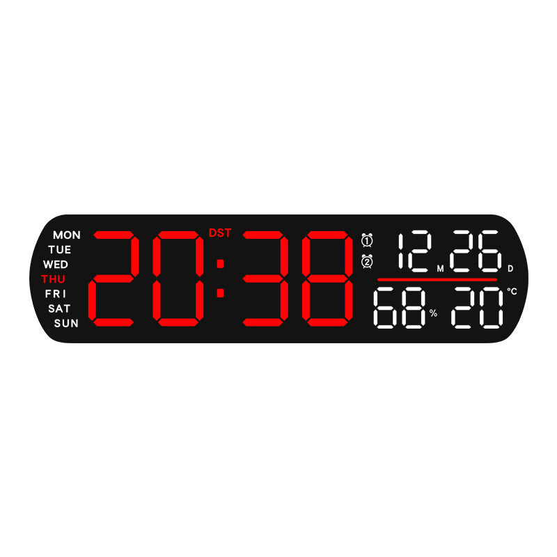 Digital multifunction alarm clock with large LED display Bowlift