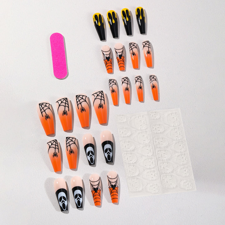 Halloween Themed Articulated Acrylic Nail Set Bowlift