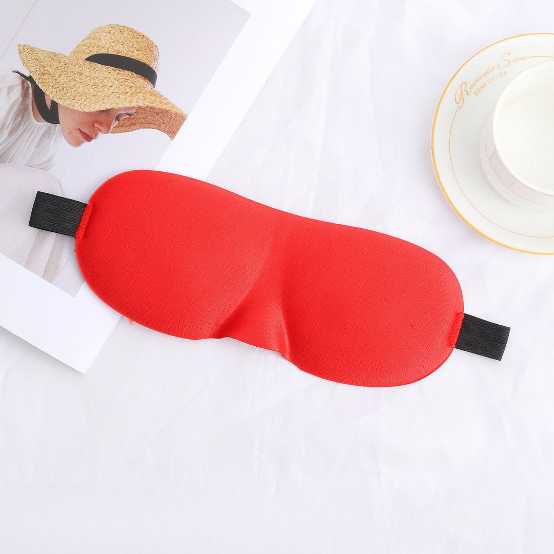 Unisex nan light-blocking travel mask with thermoformable nylon cover and wide comfort band Bowlift