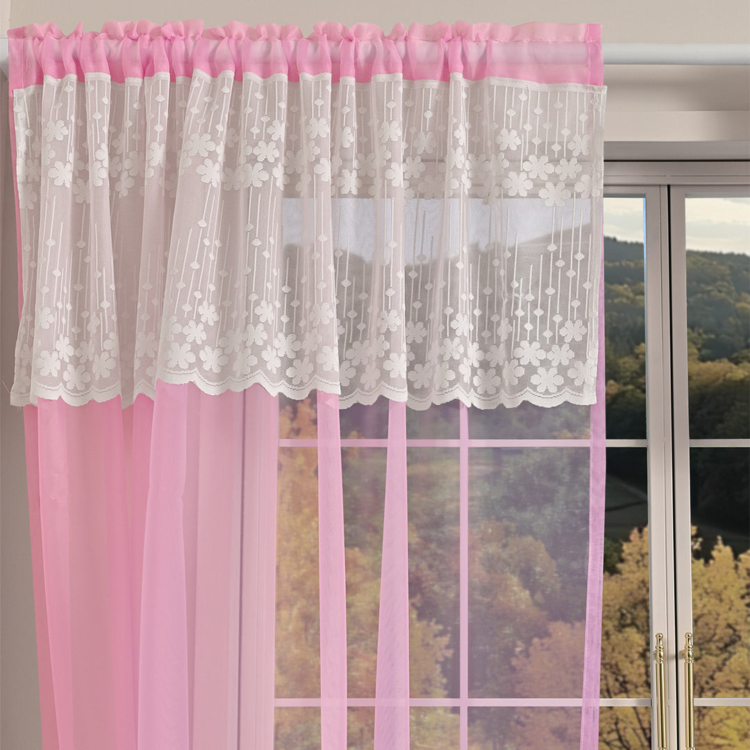 Elegant Sheer Lace Curtain Panels
