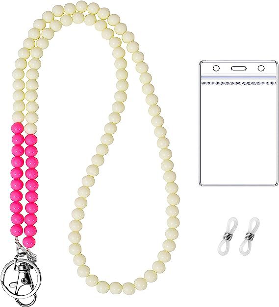 Beaded Lanyard with ID Holder Bowlift