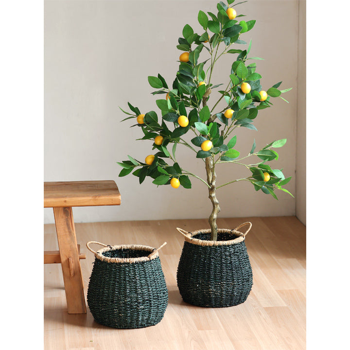 Handcrafted storage basket with natural details Bowlift