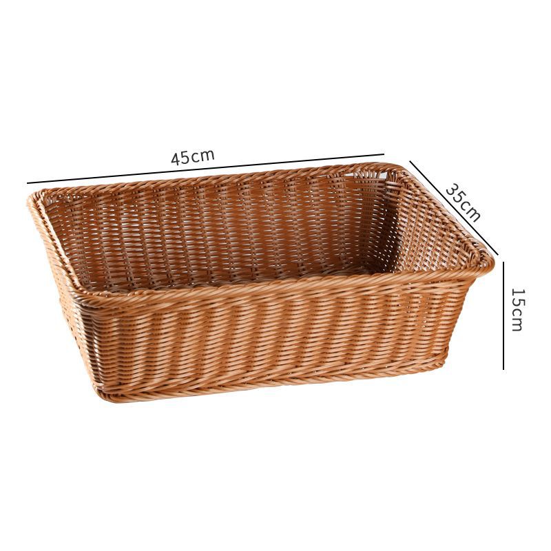 Large Rectangular Woven Storage Tray Bowlift