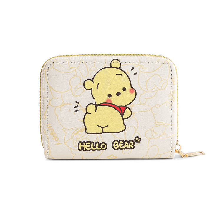Cute Cartoon-Themed Zippered Coin Purse Bowlift