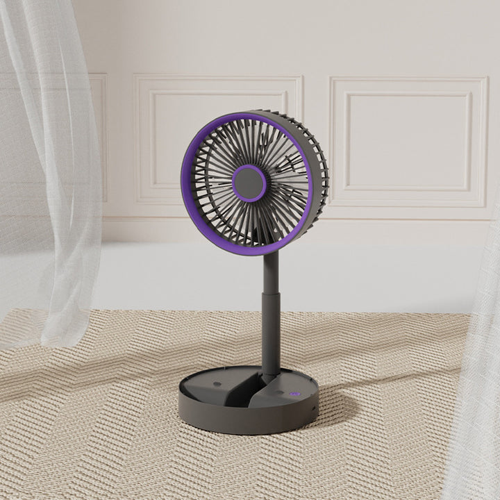 Unisex Portable Table Fan with Adjustable Tilt and USB Charging Function Bowlift