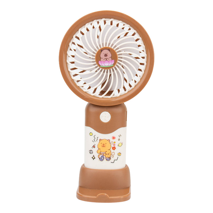 Ladies Portable Hand Fan with Cute Design Bowlift