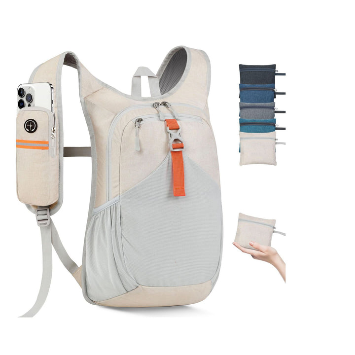 Versatile sports backpack with drink holder and safety compartment Bowlift