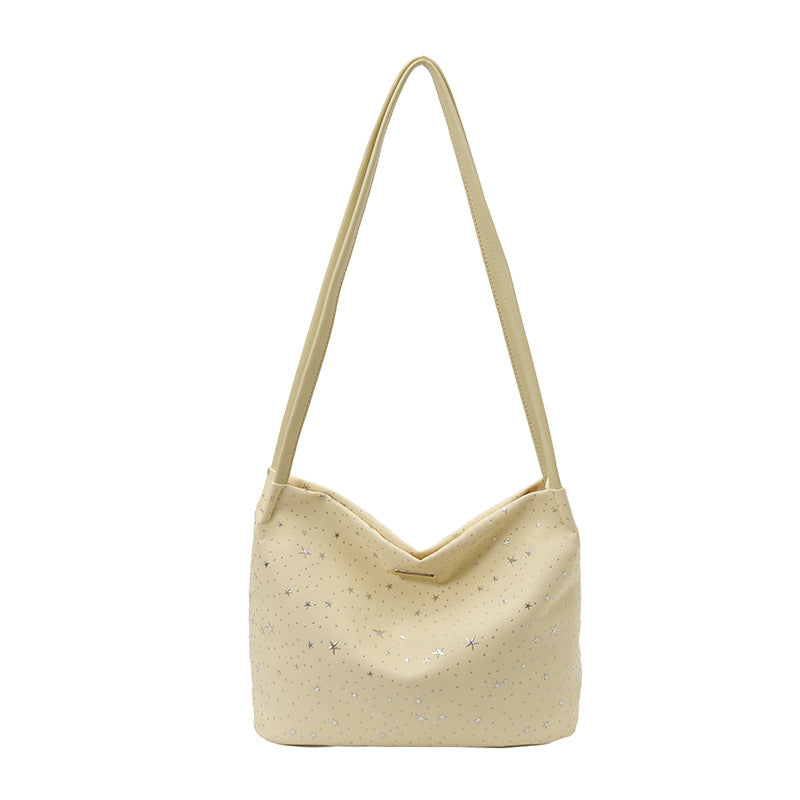 WoStylish Star-Embellished Hobo Bag Bowlift