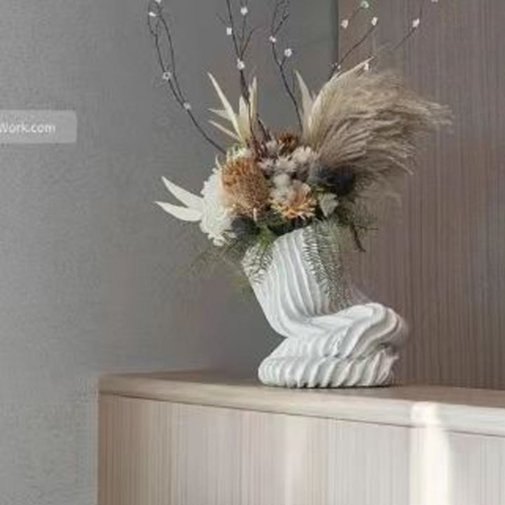 Artistic Texture Earthenware Vase