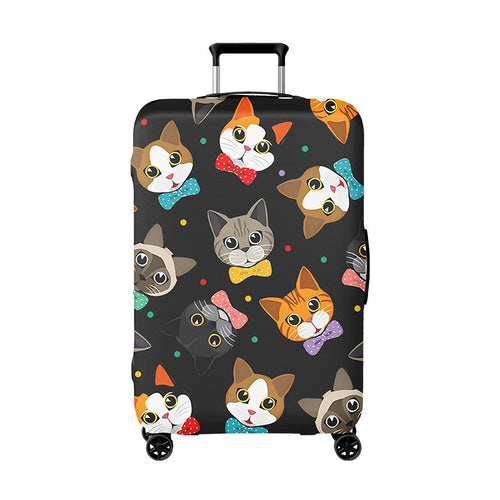 Heart-Patterned Hard Shell Luggage Bowlift
