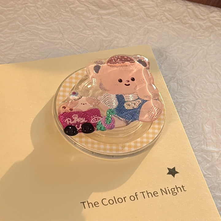 Kawaii Elephant Smartphone Finger Holder Case Bowlift