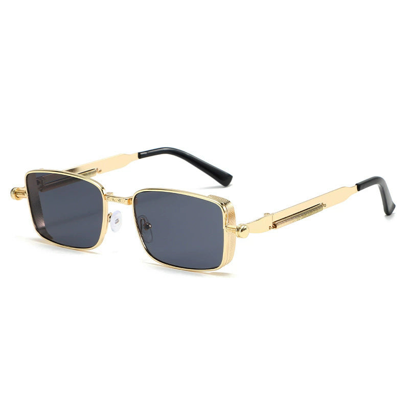 Men's Retro-Inspired Metal Frame Sunglasses Bowlift