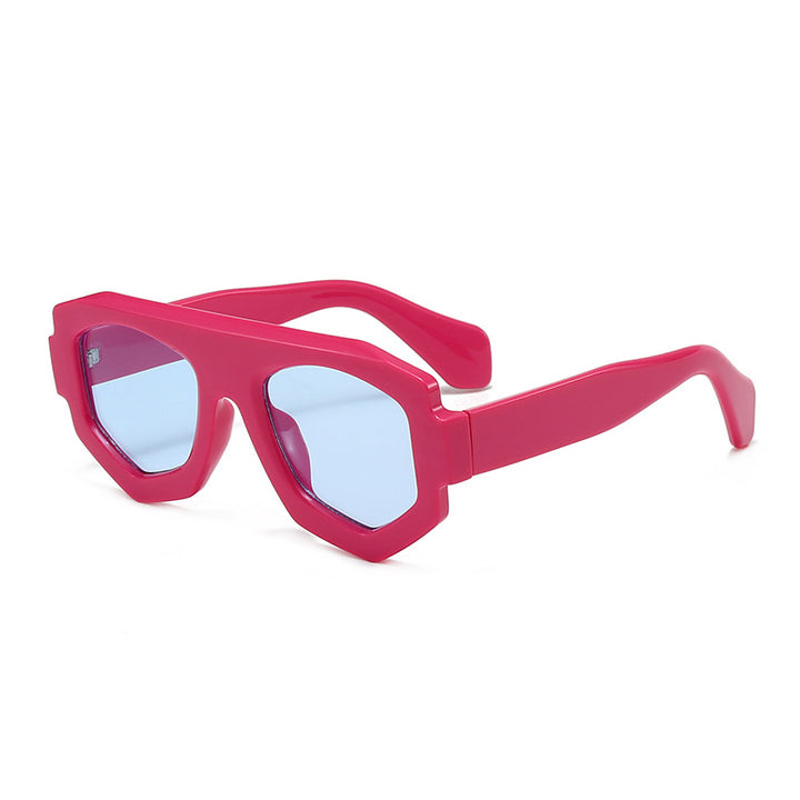 Bold Geometric Shield Sunglasses Bowlift