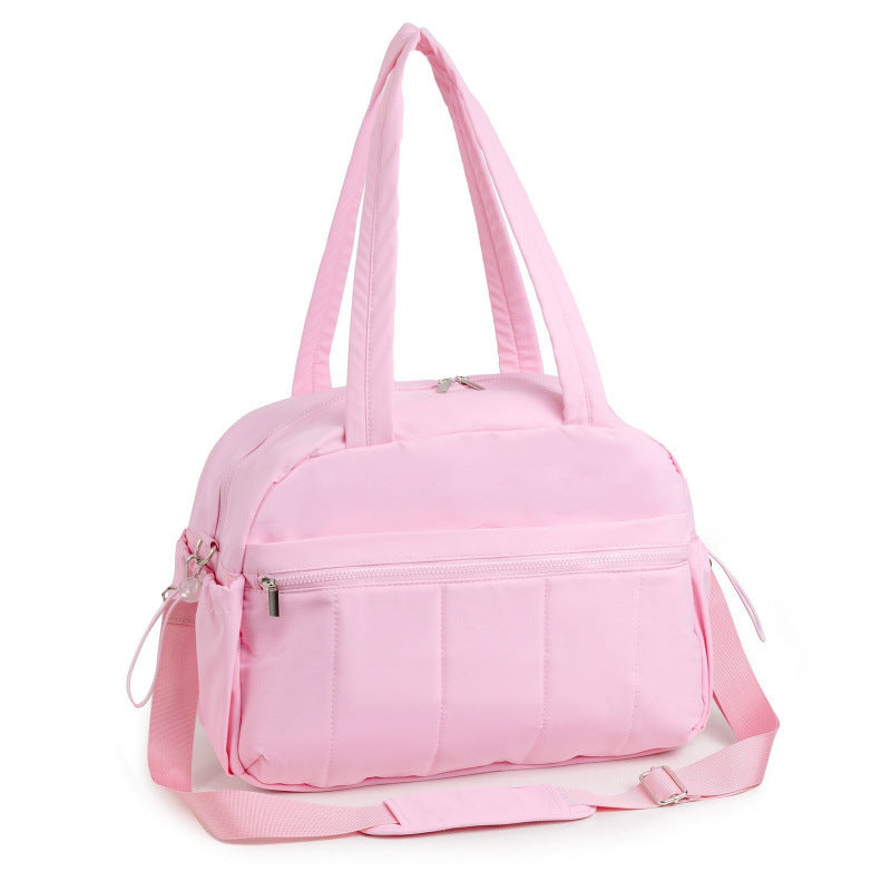Multi-Functional Quilted Weekend Tote Bowlift