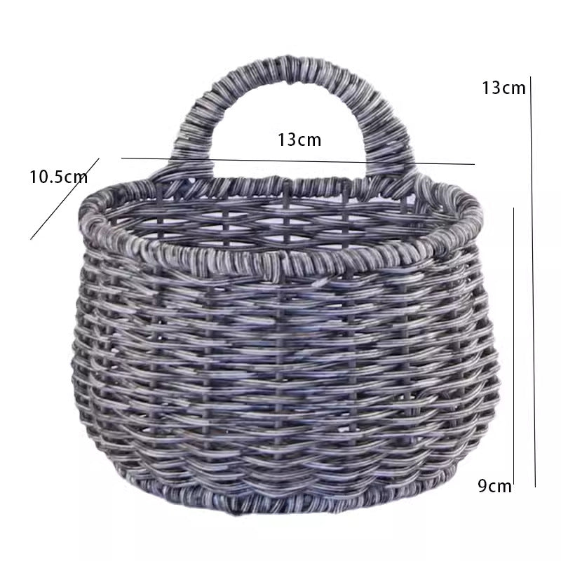 Chic Woven Storage Basket with Ergonomic Handle Bowlift