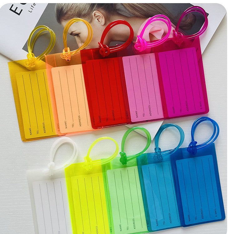 Flexible Travel Identification Tag Bowlift
