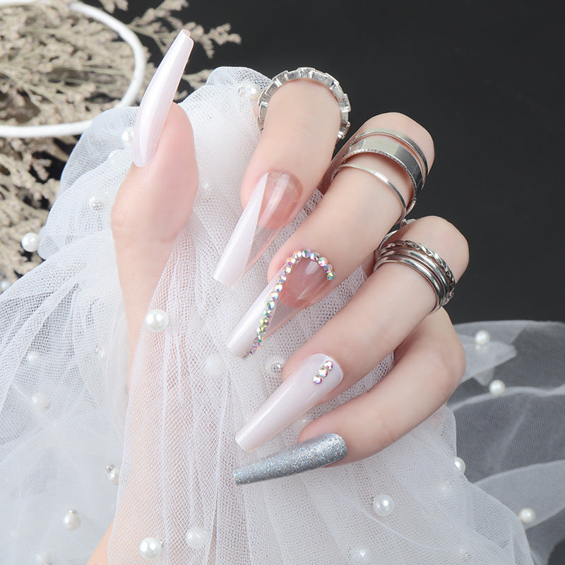 Elegant Stiletto Acrylic Nail Extensions Bowlift