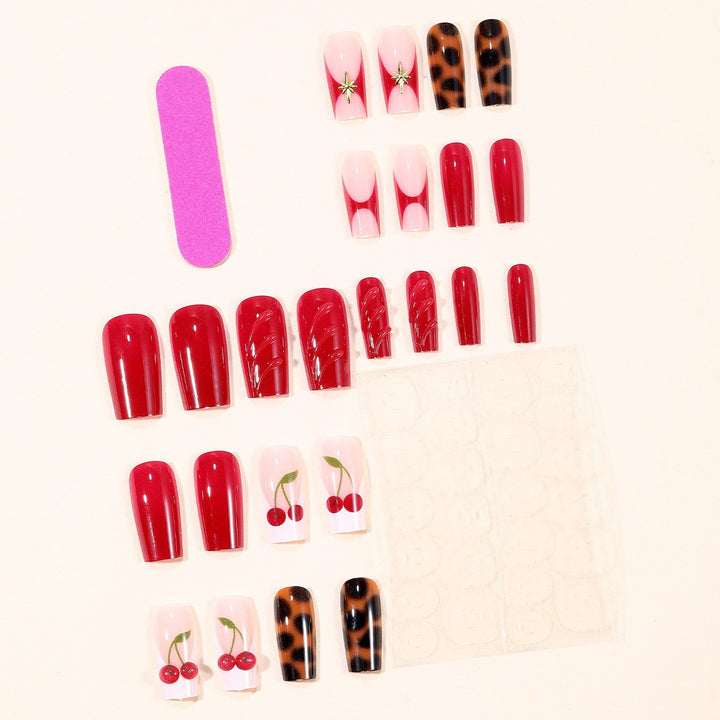 Creative Artistic Press-On Nails Bowlift
