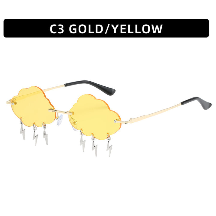 Artistic Oversized Cloud Frame Sunglasses