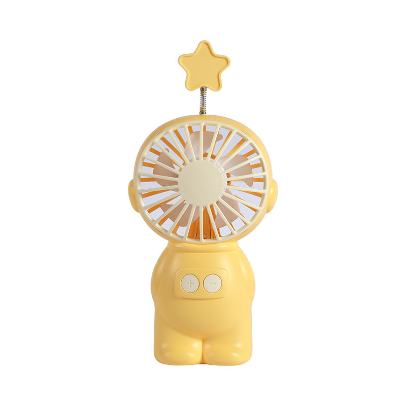 Unisex Creative portable fan in cute figure design Bowlift