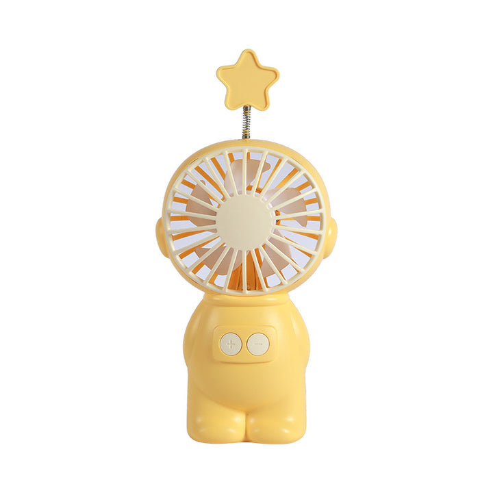 Unisex Creative portable fan in cute figure design Bowlift