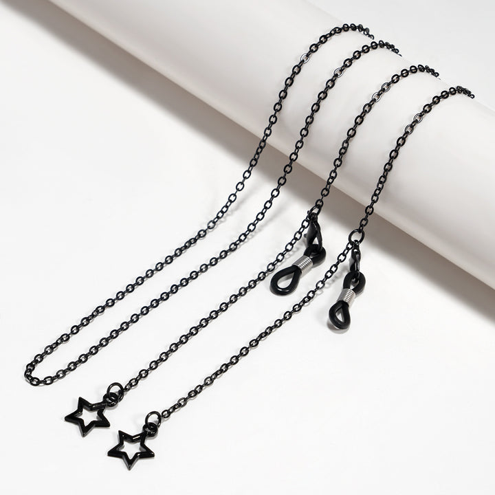 Stylish Star-Embellished Eyewear Chain Bowlift