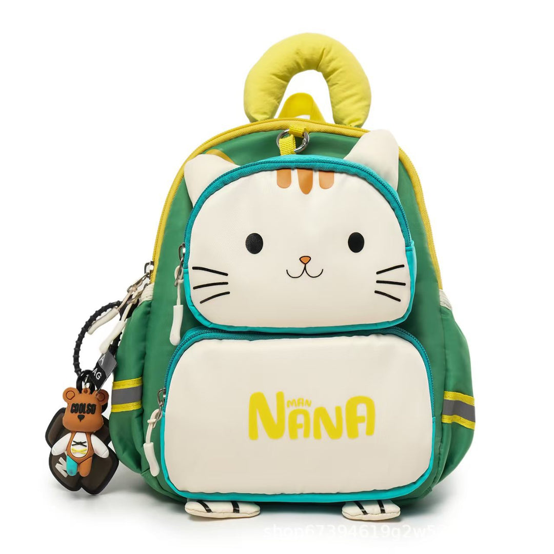 Children's Cat-Themed Mini Backpack Bowlift