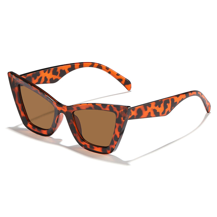 Women's Cat-Eye Sunglasses with Modern Frame and UV Protection Bowlift