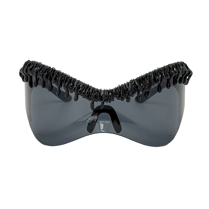 Women's futuristic sunglasses with unique wave frame Bowlift