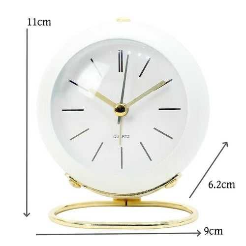 Table clock in elegant retro design Bowlift