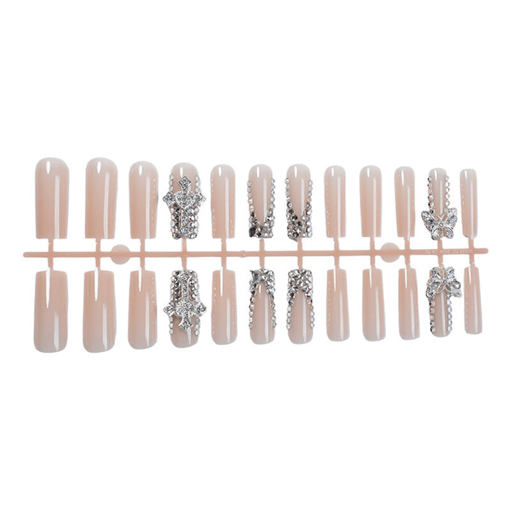 Artificial nails with elegant decoration Bowlift