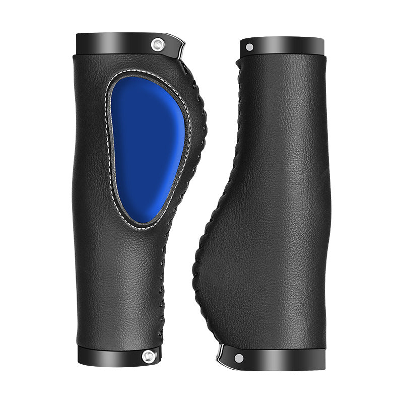 Ergonomic Leather Bike Handlebar Grips Bowlift