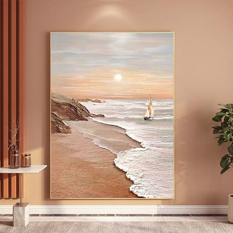 Coastal Serenity Landscape Canvas Art