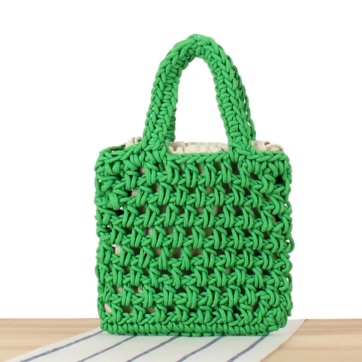 Stylish Macrame Tote Bag Bowlift