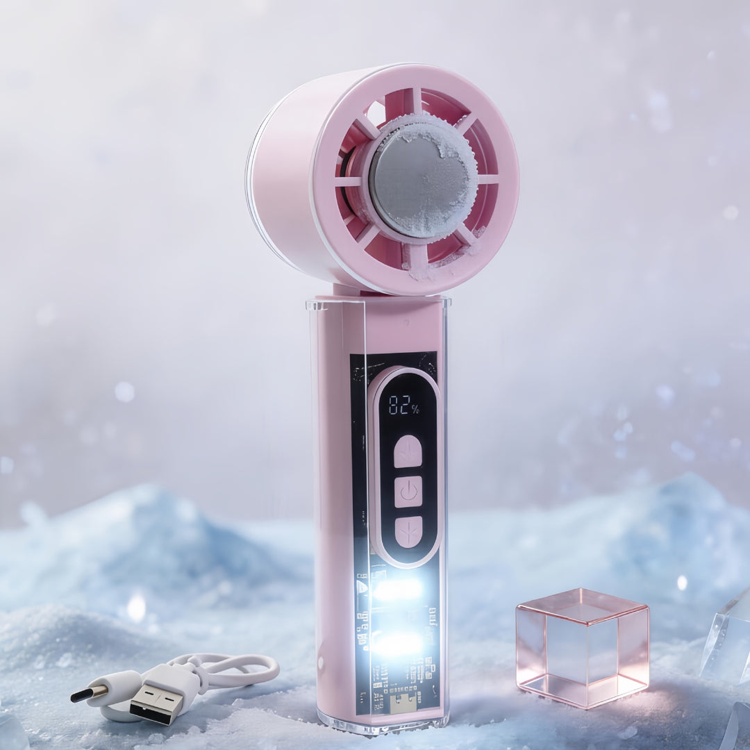 Women Portable Fan with Flexible Adjustable Speed Levels Bowlift